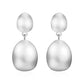 Oval Drop Earrings [304 Stainless Steel,18K Gold Plated]