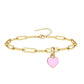 Heart Shape Chain Bracelet/Anklet [Stainless Steel]