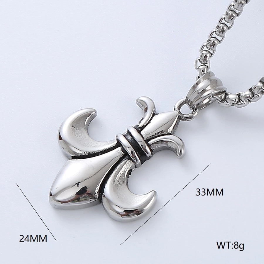 Hip-Hop Retro Streetwear Skull Necklace Pendant [304 Stainless Steel]