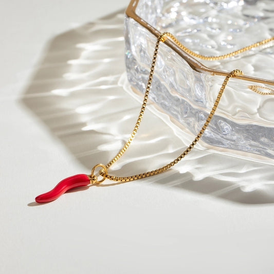 Chili Pepper ketting [304 roestvrij staal]