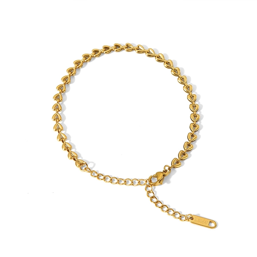 Hartketen sieraden set [304 roestvrij staal, 18K vergulde goud]