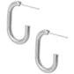 U Shaped Hoop Earrings [304 Stainless Steel]