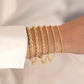 Rope Chain Bracelets [316L Stainless Steel,18K Gold Plated]