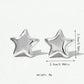 Star Stud Earrings [304 Stainless Steel]