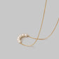 Pearl Necklace [304 Stainless Steel,18K Gold Plated]