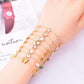 Star/Flower/Butterfly Shell Bracelets [304 Stainless Steel,18K Gold Plated]