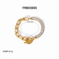 Various Styles Chain Bracelets [201 Stainless Steel,18K Gold Plated]