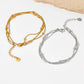 Casual Simple Style Bracelet/Necklace [304 Stainless Steel,16K Gold Plated]