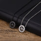 Basic Simple Style Round Pendant Necklace [304 Stainless Steel]