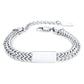 Silver Chain Bracelet [304 Stainless Steel]