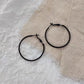 Classic Style Round Hoop Earrings [304 Stainless Steel,18K Gold Plated]