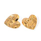 Heart Shape Earrings [304 Stainless Steel,18K Gold Plated]