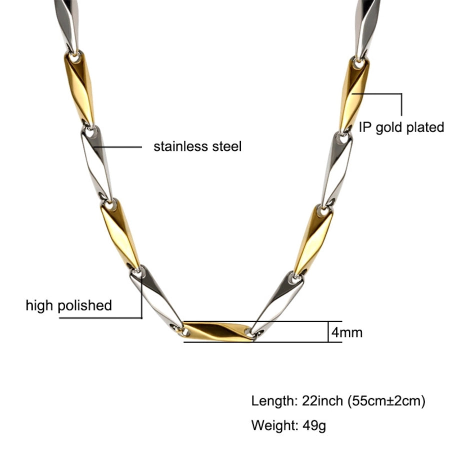 Casual Streetwear Geometric Chain Necklace [304 Stainless Steel]