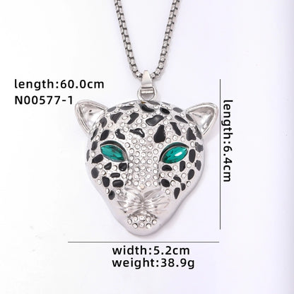 Leopard Neklace [304 roestvrij staal, koper]