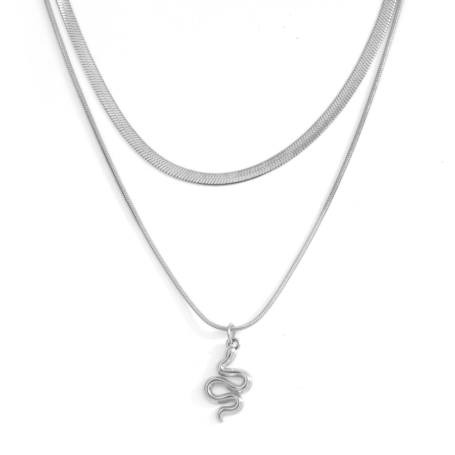 Double Layer Necklaces  [304 Stainless Steel]