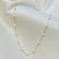 Elegant Pearl Necklace Necklace [Stainless Steel,24K Gold Plated]