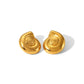 Conch Earrings [304 Stainless Steel,18K Gold Plated]