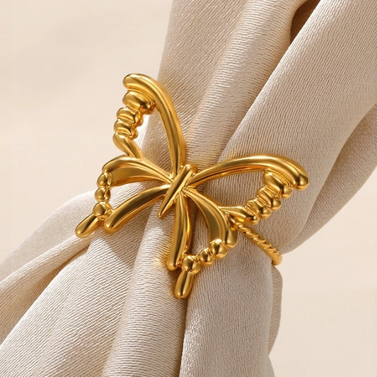 Butterfly Ring [304 rustfrit stål]