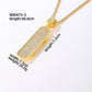 Skateboard Zircon Necklace [304 Stainless Steel Copper]