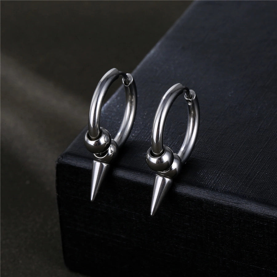 1 piece Cone Earrings [Stainless Steel]