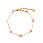 Colorful Flower Anklet [304 Stainless Steel]