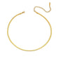 Snake Chain Necklace [304 Stainless Steel,18K Gold Plated]