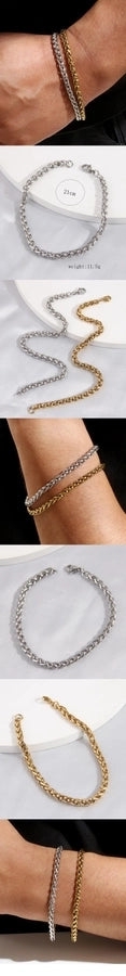 Cable Chain Bracelet [304 Stainless Steel]