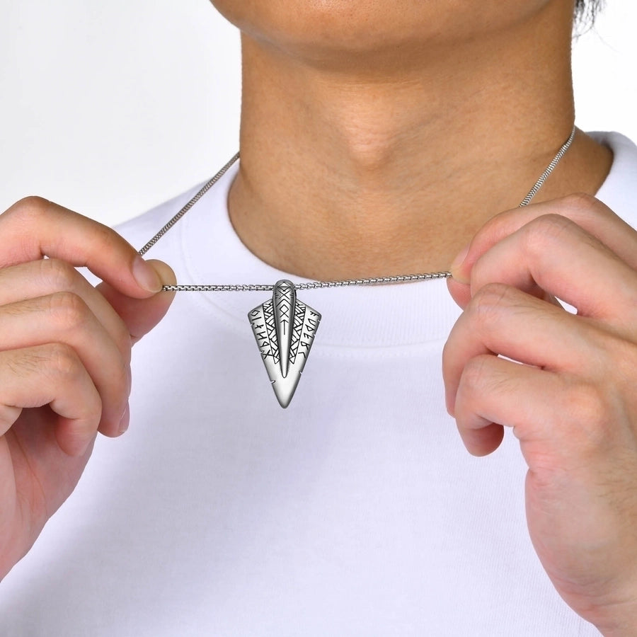 Arrow Pendant Necklace [304 Stainless Steel]