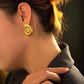 Mix Designs Earrings [Stainless Steel,18K Gold Plated]