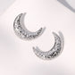 Moon Earrings [304 Stainless Steel,18K Gold Plated]