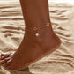 Flower Anklet [304 Stainless Steel, 18K Gold Plated]