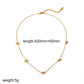 Multiple Hearts Bracelet/Necklace [304 Stainless Steel,18K Gold Plated]