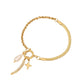 Symbols Box Chain Bracelet [304 Stainless Steel,18K Gold Plated]