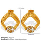 Geometric Round Square Artificial Pearls Rhinestones Earrings [304 Stainless Steel,18K Gold Plated]