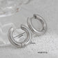 Round Hoop Earrings [304 Stainless Steel]