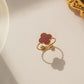 Four Leaf Clover Acrylic Ring/Bracelet/Necklace [304 Stainless Steel, 18K Gold Plated]