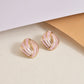 Pastel Gold Earrings [304 Stainless Steel,18K Gold Plated]