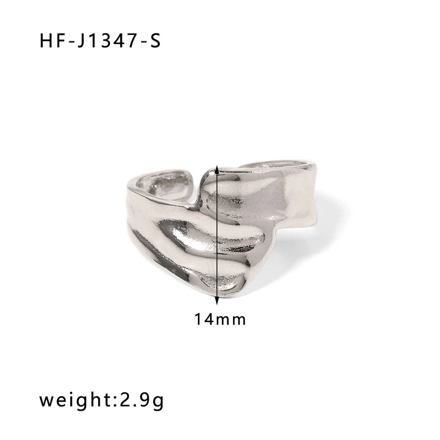 Mix Designs Silver Ring [Stainless Steel]