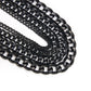 Black Cuban Link Chain Necklace [304 Stainless Steel]