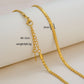 Chain Necklace [304 Stainless Steel,18K Gold Plated]