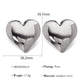 Heart Shape Earrings [304 Stainless Steel,18K Gold Plated]