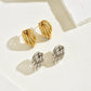 Exaggerated Multi Lines Earrings [201 Stainless Steel]