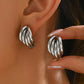 Exaggerated Multi Lines Earrings [201 Stainless Steel]