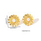 Mix Flower Pearl Earrings [304 Stainless Steel]