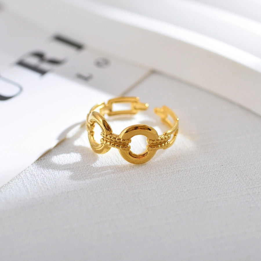 Mix Designs Gold Ring [ανοξείδωτος χάλυβα]