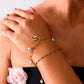 Beach Shell Freshwater Pearl Bracelets [304 Stainless Steel, 14K Gold Plated]