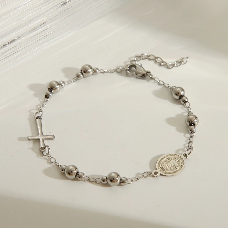 Cross Chain Bracelet [201 Stainless Steel]