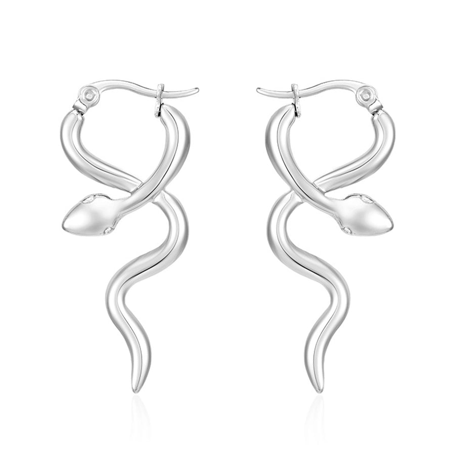 Snake Earrings [Stainless Steel]