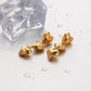 Triple Heart Shape Earrings [304 Stainless Steel,18K Gold Plated]