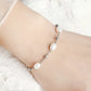 Water Pearl Droplets Bracelet [Stainless Steel]